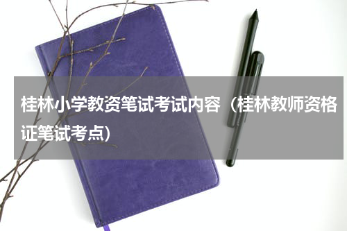 桂林小学教资笔试考试内容（桂林教师资格证笔试考点）