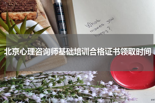 北京心理咨询师基础培训合格证书领取时间