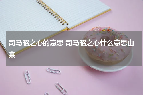 司马昭之心的意思 司马昭之心什么意思由来