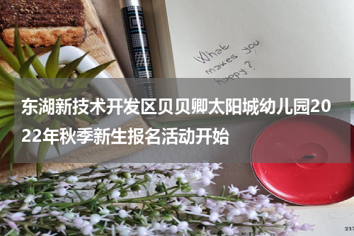 东湖新技术开发区贝贝卿太阳城幼儿园2022年秋季新生报名活动开始