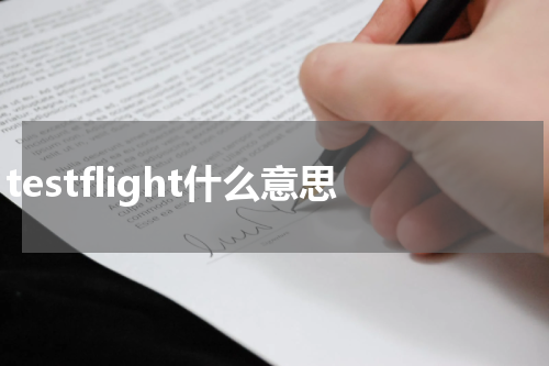testflight什么意思