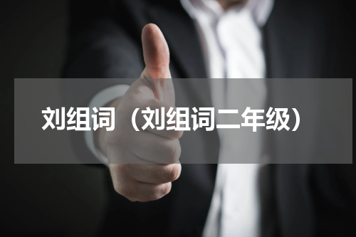 刘组词（刘组词二年级）