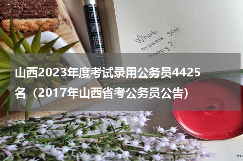 山西2023年度考试录用公务员4425名（2017年山西省考公务员公告）